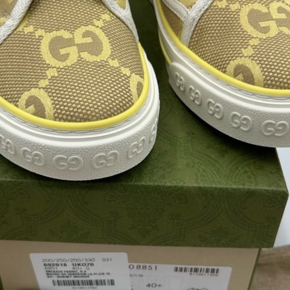 Gucci Women's tennis 1977 original canvas sneakers . Size 40.5 - Picture 4 of 8